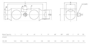 Double-ended load cell
