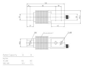 High resolution digital load cell