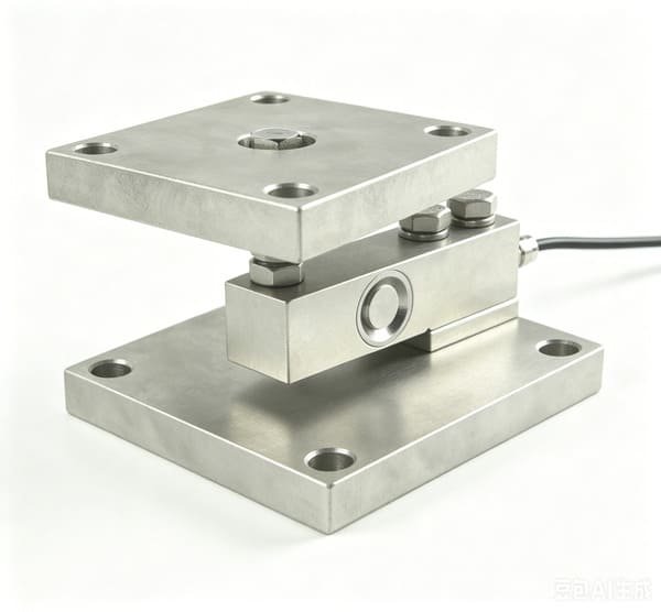 Silo use weighing module