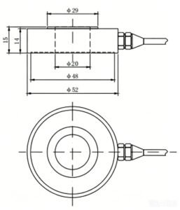 compression type force sensor