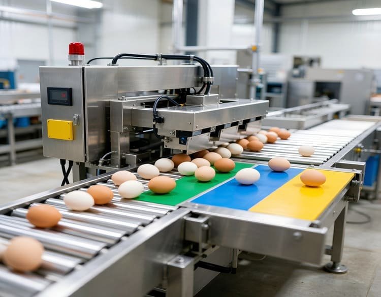Egg sorting machine