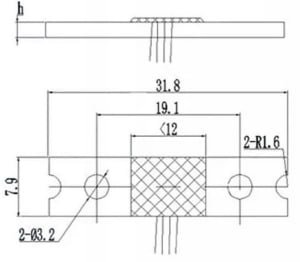 Flat micro load cell