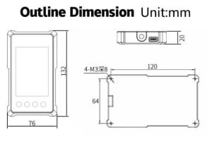 Force gauge with peak hold and data storage