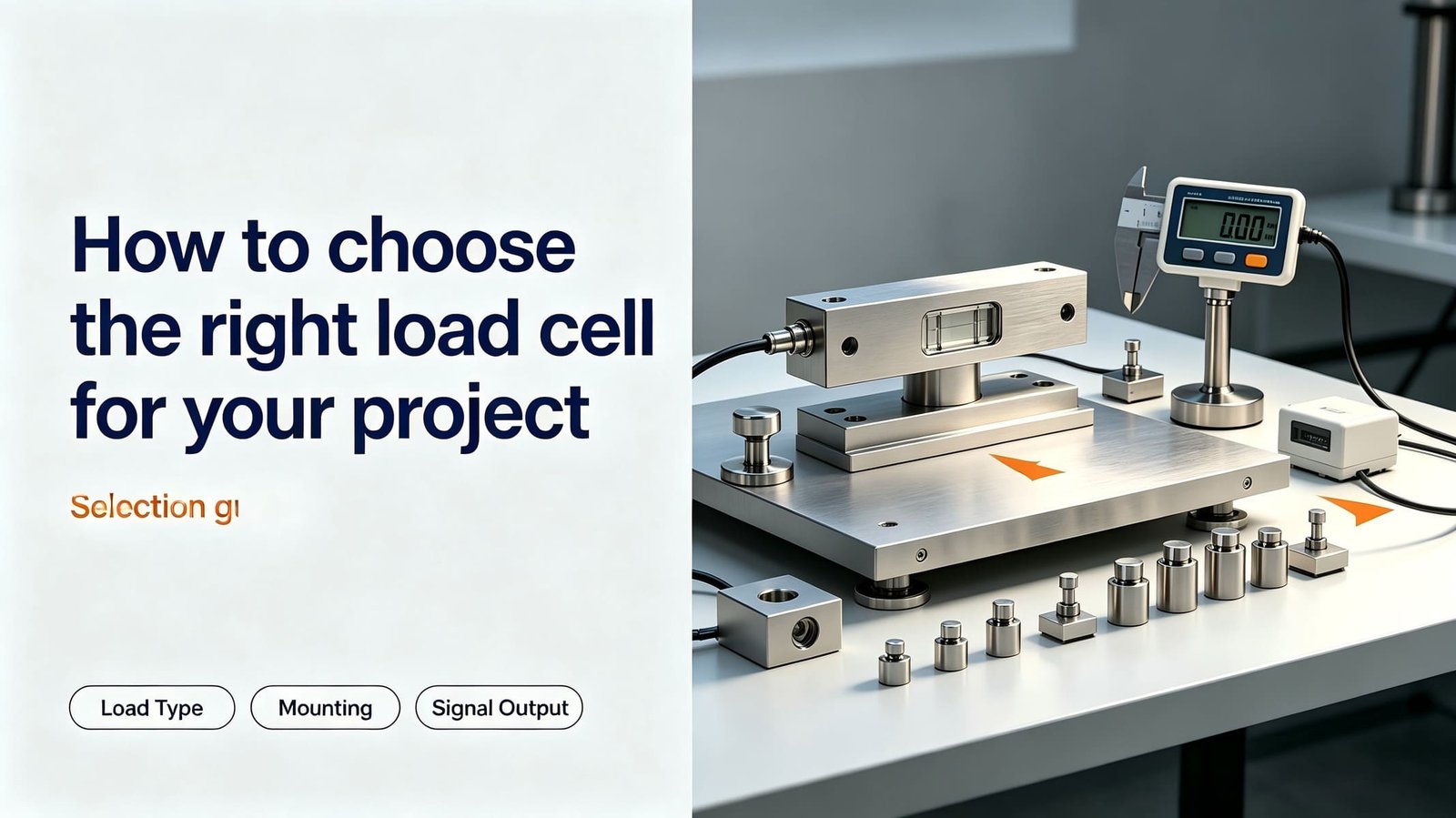 How to choose the right load cell for your project-Selection guide