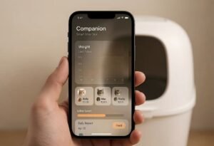 Load cell use for smart cat litter box