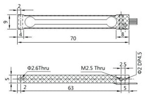 Micro load cell for laboratory scale