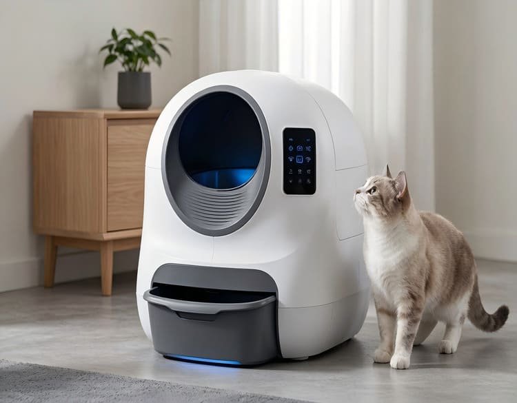 Smart cat litter box