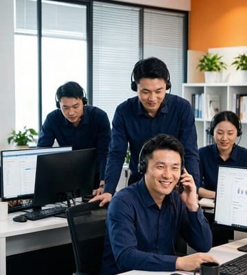 Vektorforce international exhibition and customer support team