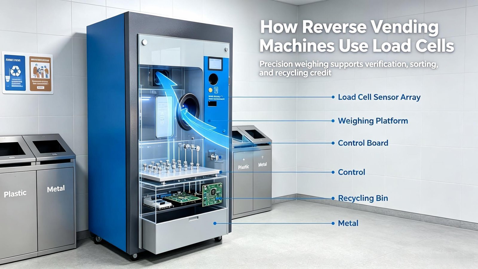 Load Cells for Reverse Vending Machines (RVMs): A Complete OEM Guide