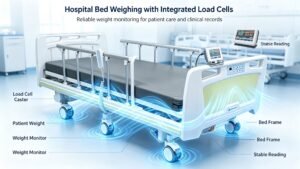Load cell for hospital bed
