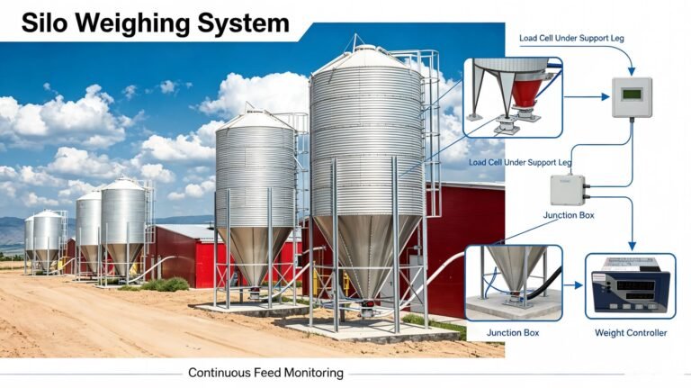 Load cell for silo weighing system
