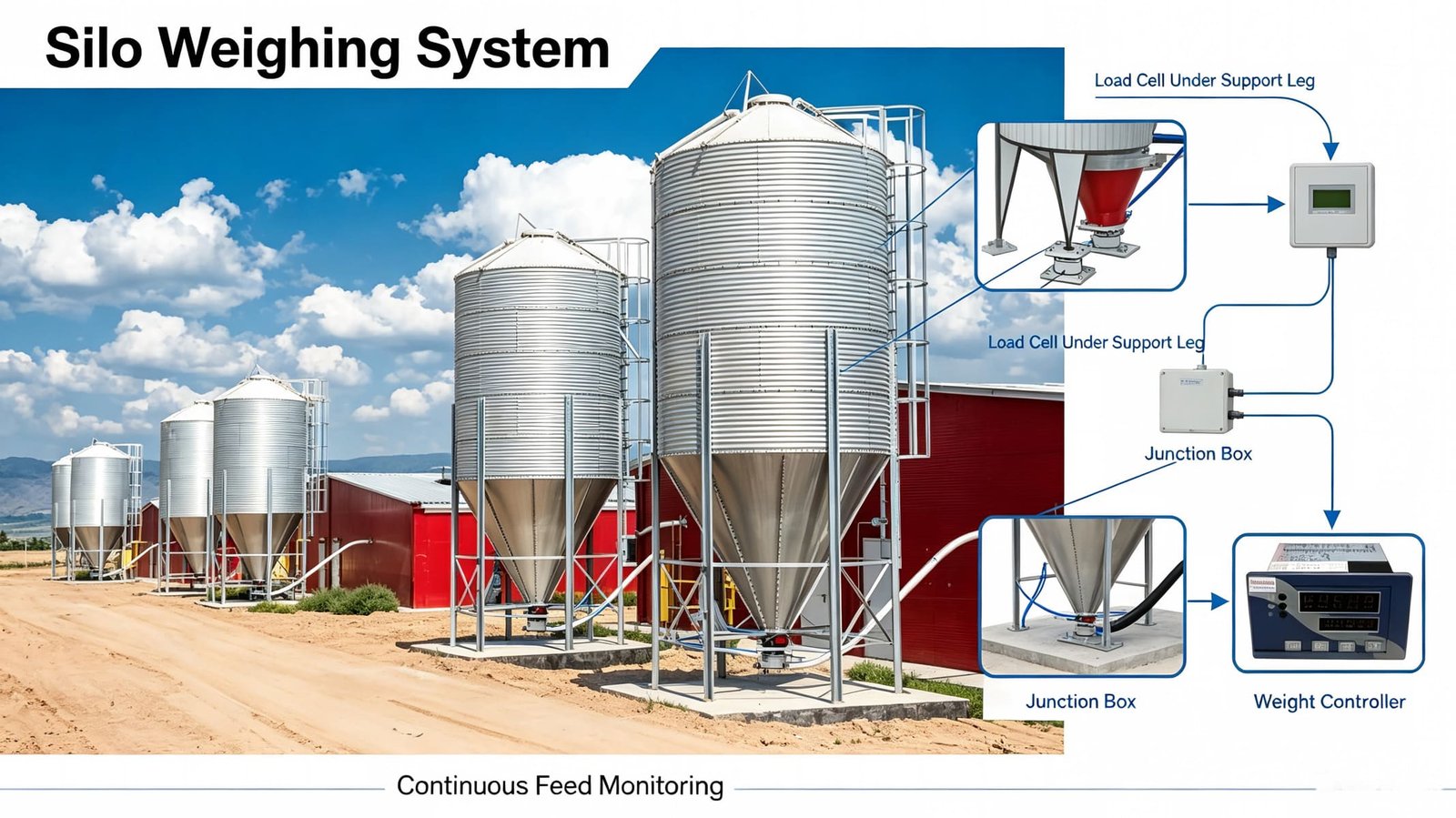 Load Cell Weighing Solutions for Silos and Feed Towers: An OEM Integration Guide