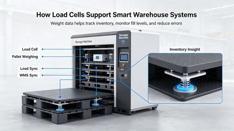 Load cell for smart Warehouse Management Systems