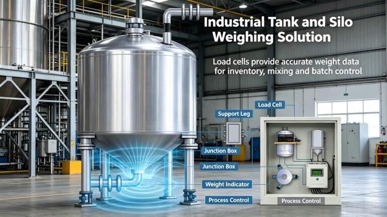 Load cell for tank weighing system