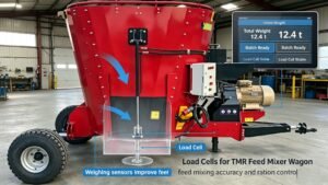 load cells for TMR feed mixer wagon
