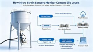 micro strain sensor for Cement Silo