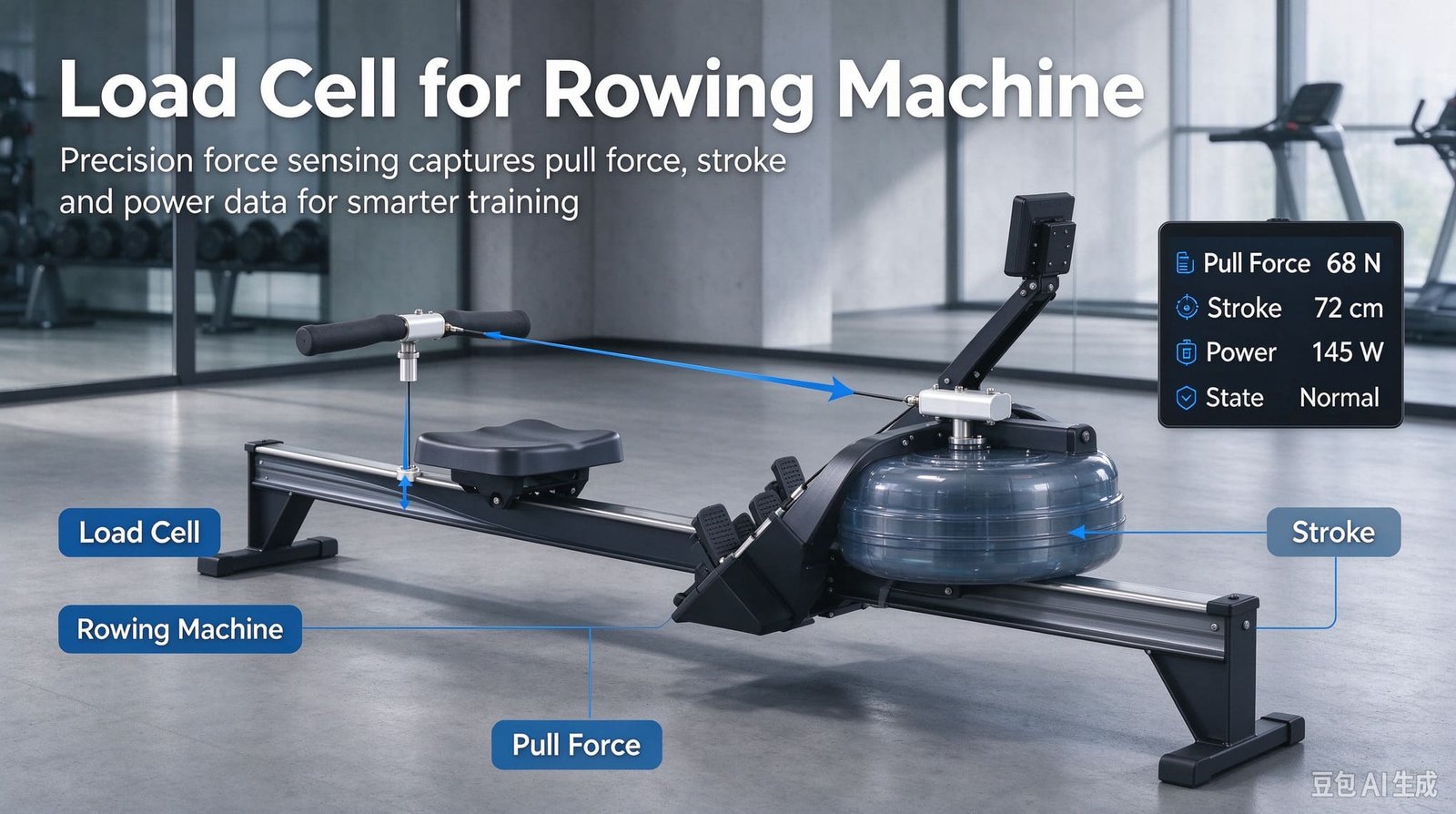 Load Cells for Rowing Machines: Field Notes From Putting a Load Pin in the Chain Path