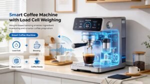 Load cells used in smart coffee machines