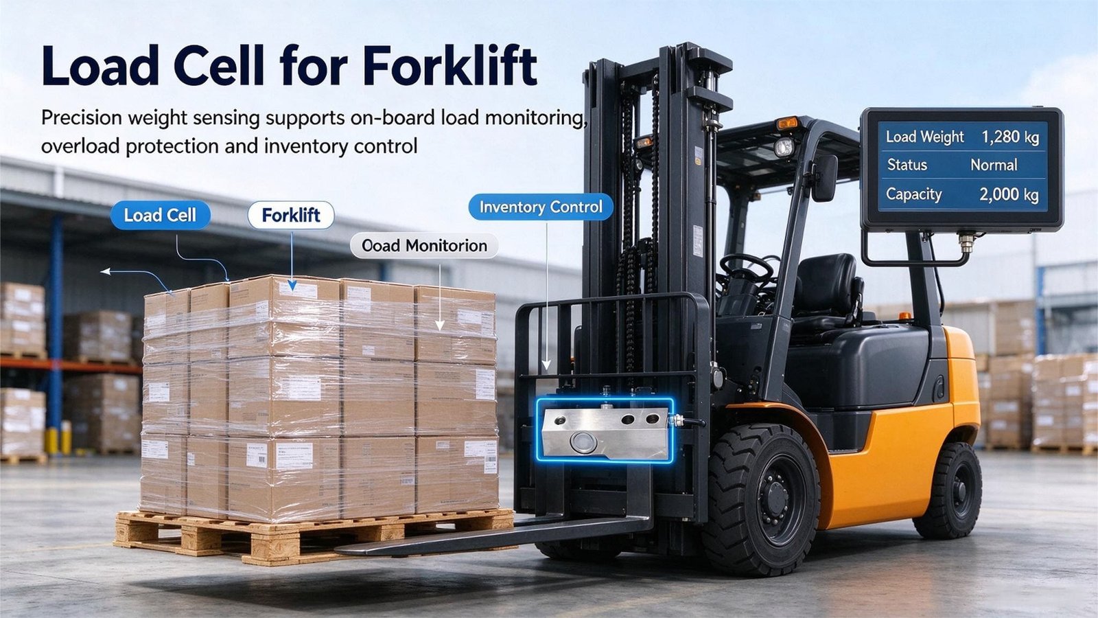 Load Cells for Forklifts: The Weight Is the Easy Half