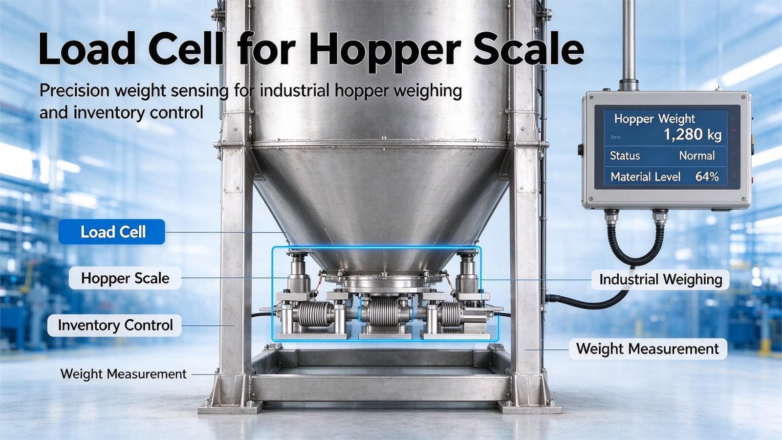 Load Cells for Hopper Scales: Field Notes From the Three Weighing Jobs on a Process Vessel