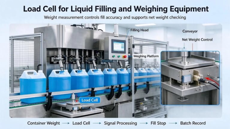 Load Cells for Liquid Filling Machines: The Tolerance Is the Fill