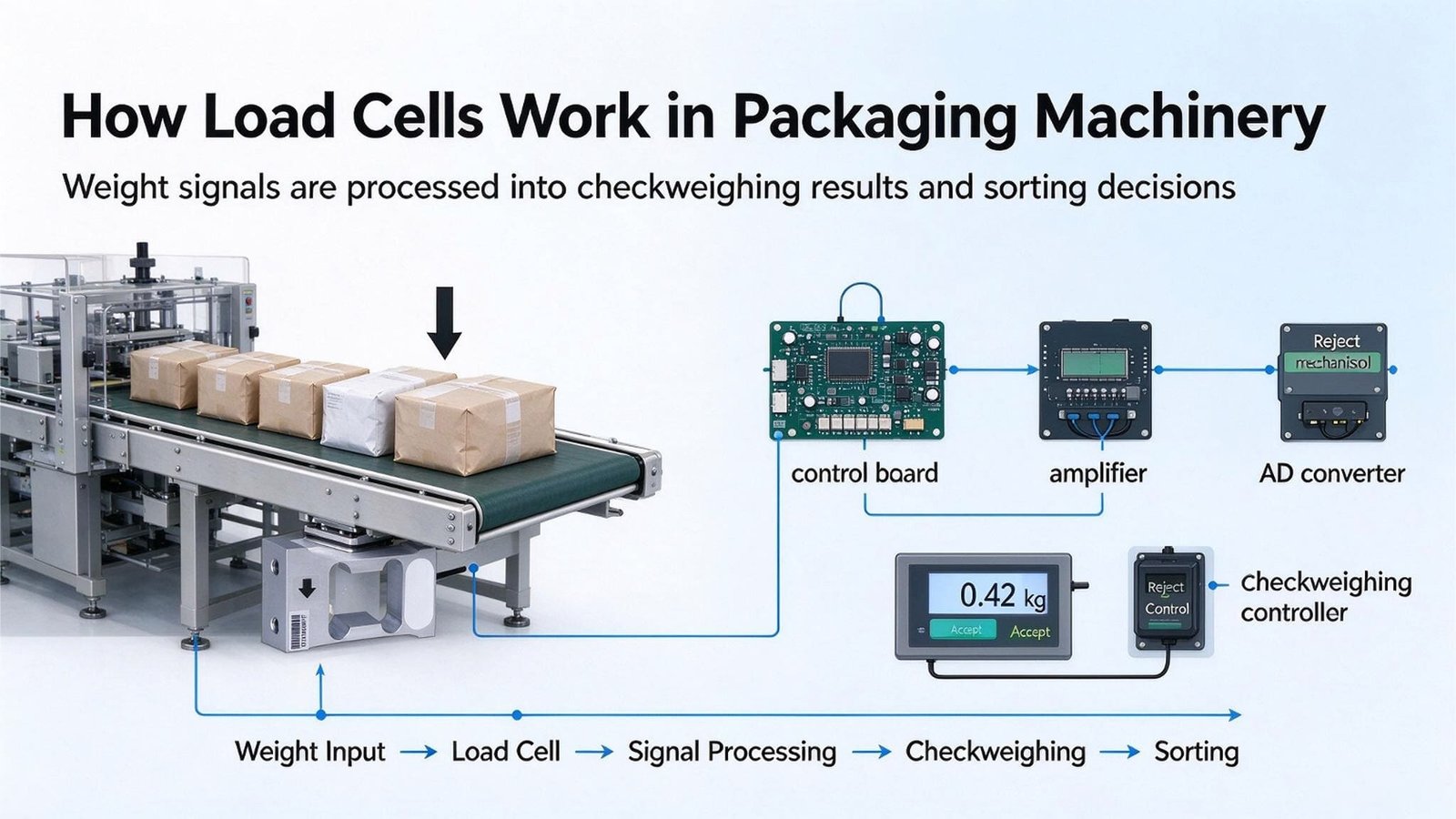 Load Cells for Packaging Machinery: Field Notes From the Three Scales Every Line Needs